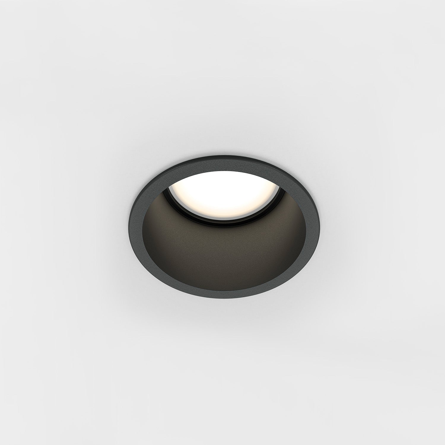 REIF - Spot rond encastré design, noir, blanc ou doré 65mm