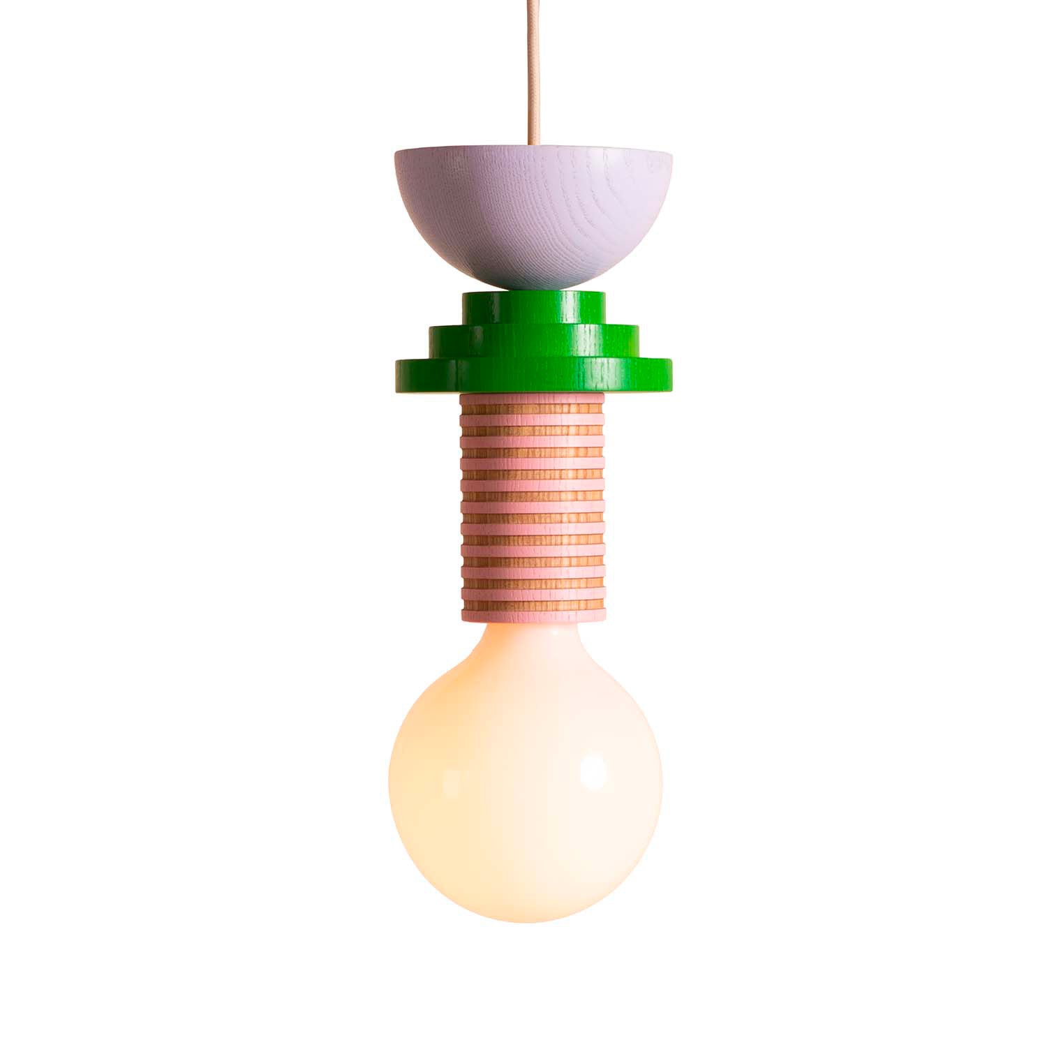 JUNIT - Fun and colorful ball-and-ball pendant light