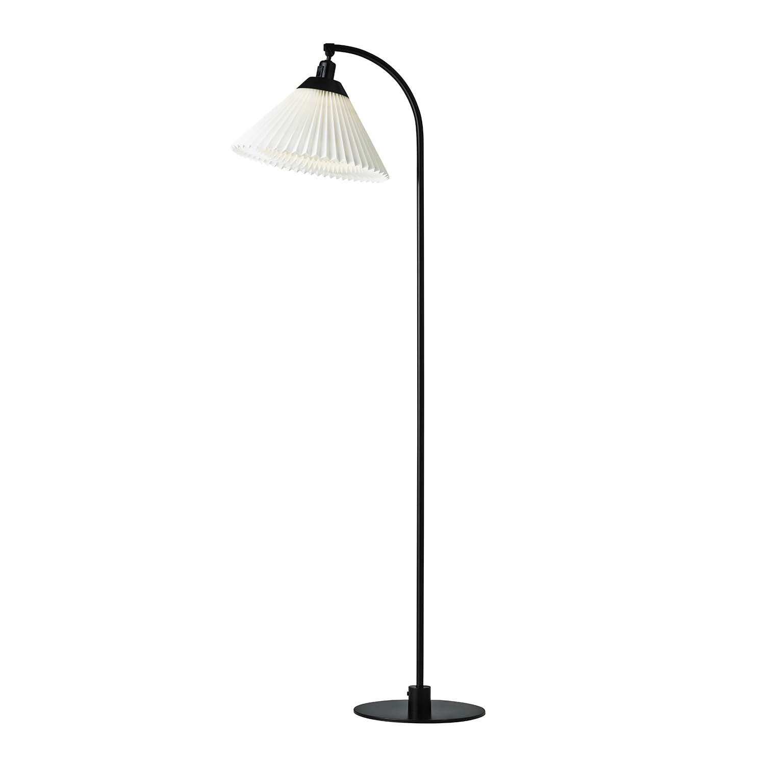 CLASSIC 368 - Vintage handcrafted black and white floor lamp