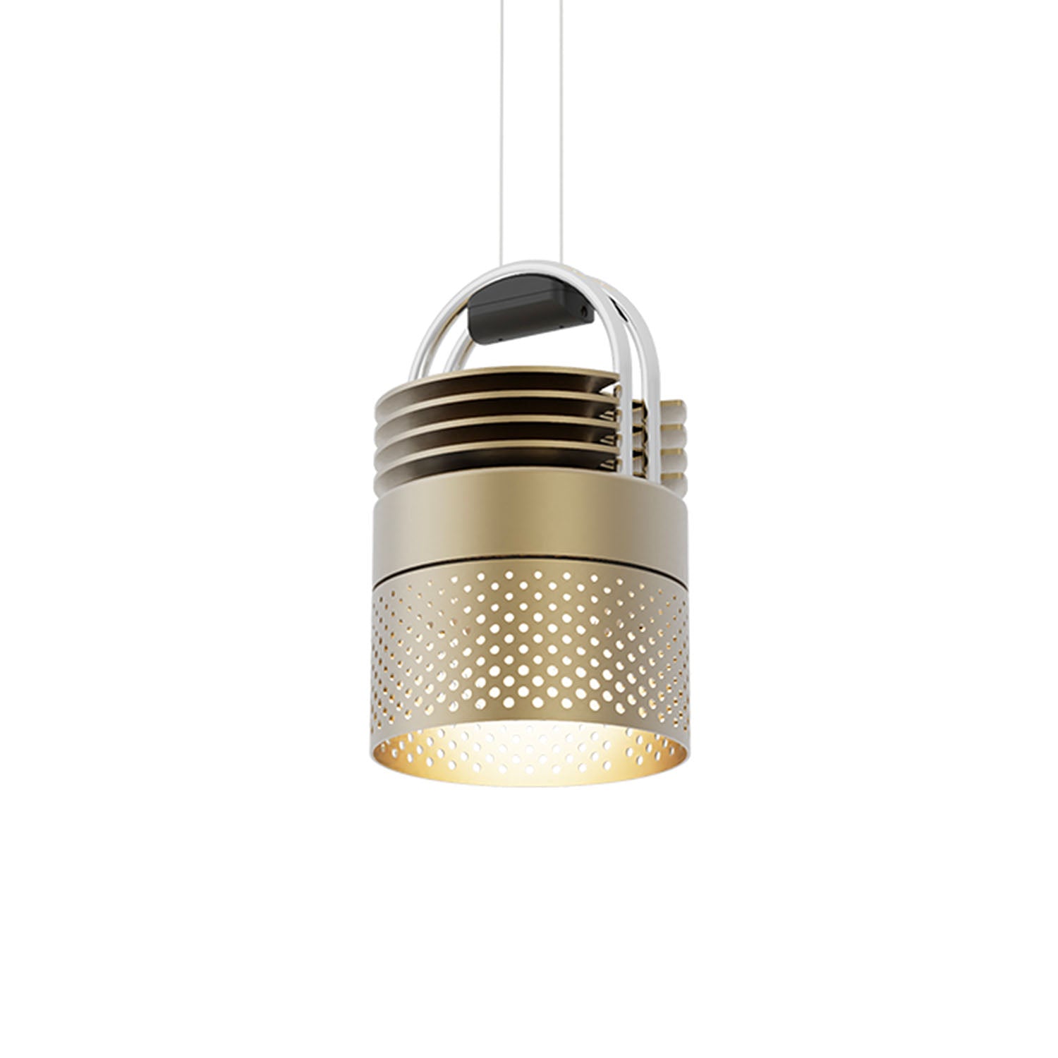 AIRMOD Perforated - Contemporary pendant light in perforated steel