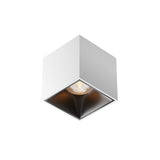 ALFA - Modern black or white square wall spotlight