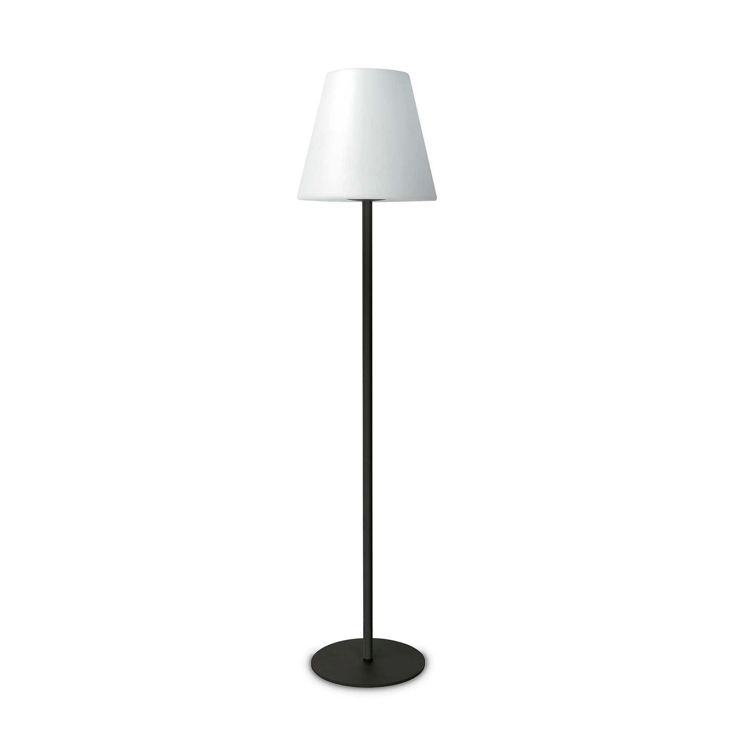 ARCADIA - Modern black and white outdoor floor lamp