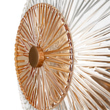 ASTER - Vintage Clear and Gold Glass Wall Light