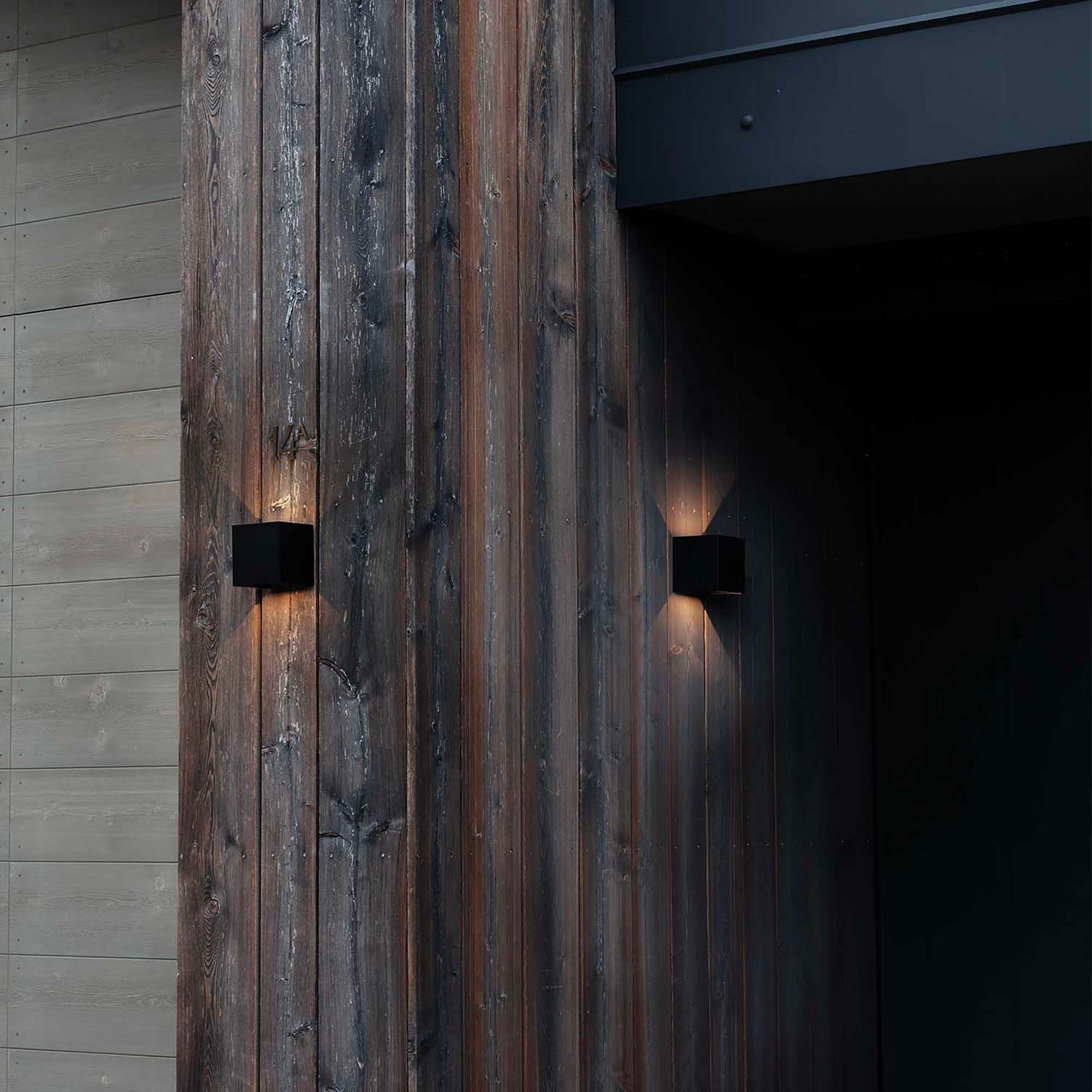 ATOM - Designer and modern outdoor wall light, square or rectangular