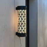 BELLEVILLE MINI - Waterproof black steel wall light