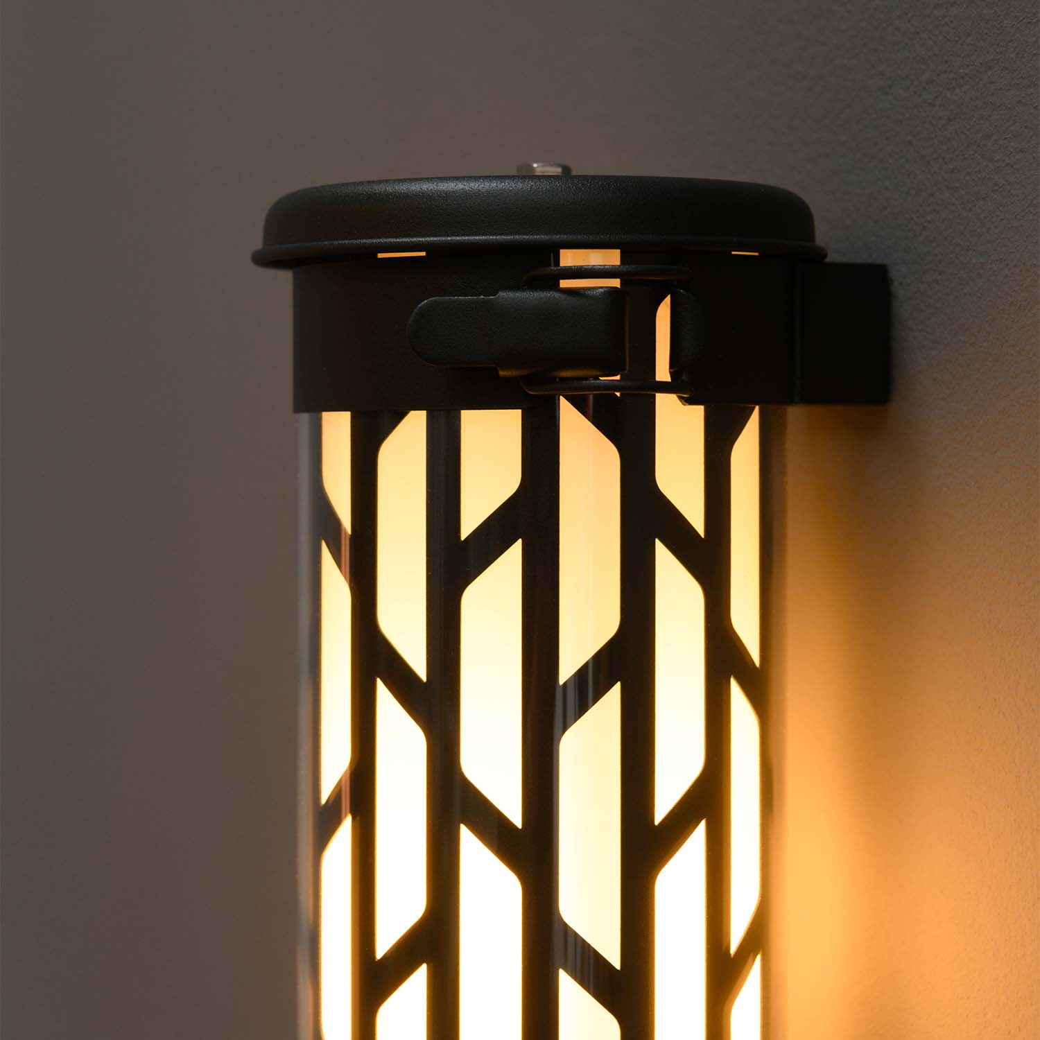 BELLEVILLE NANO - Waterproof steel or black design wall light