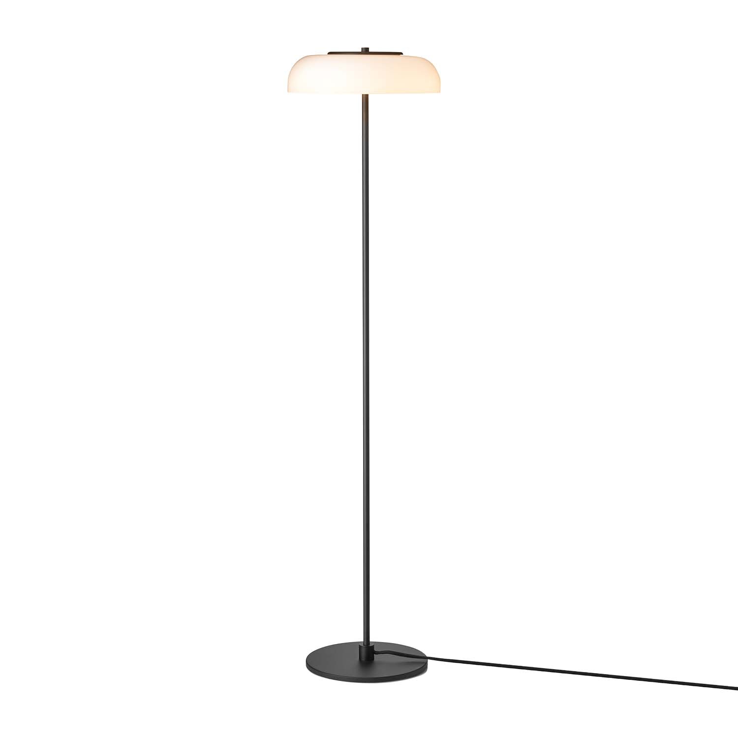 BLOSSI - Elegant and designer glass floor lamp for living room or office