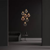 BOND - Luxurious pendant lamp, nanocoated glass drop