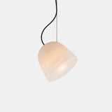 BRIGHT BREEZE - Elegant blown glass pendant lamp, matt white