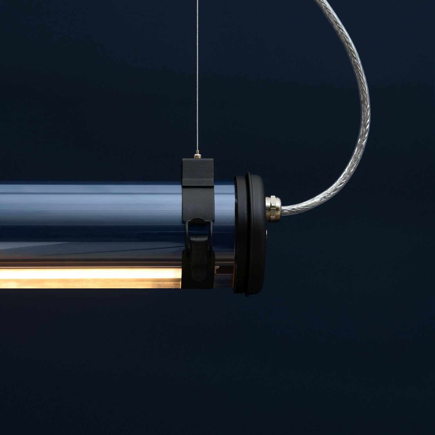 BRUEGHEL - IP68 waterproof industrial style steel tube pendant light