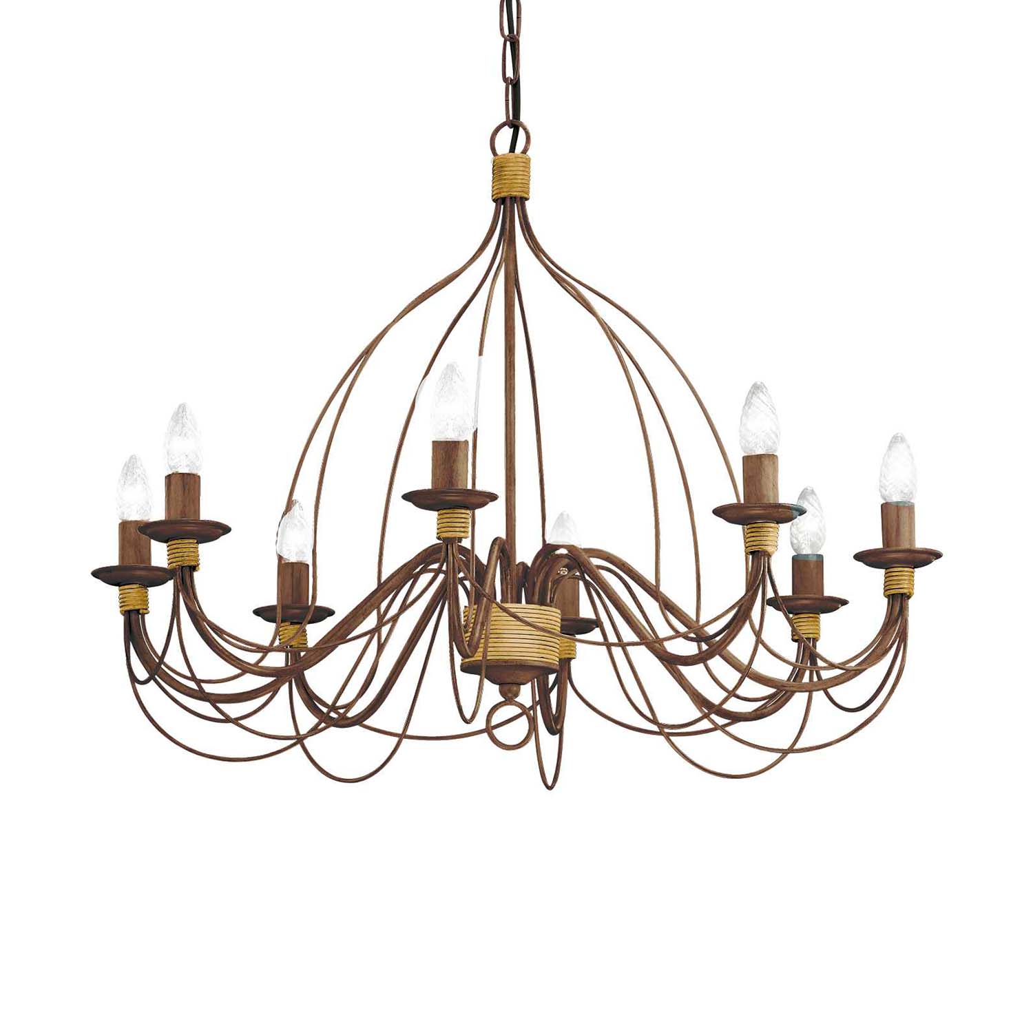 CORTE - Old style bronze chandelier chandelier