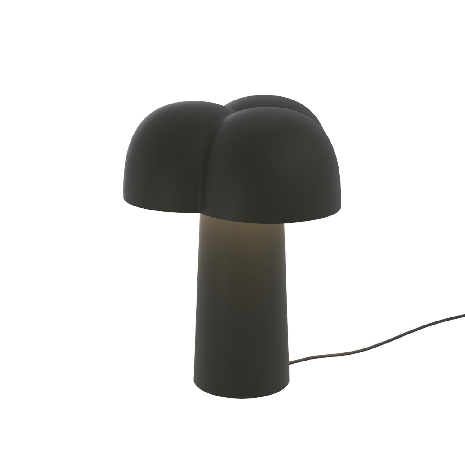 COTTON - Lampe de table nuage acier noir cocooning