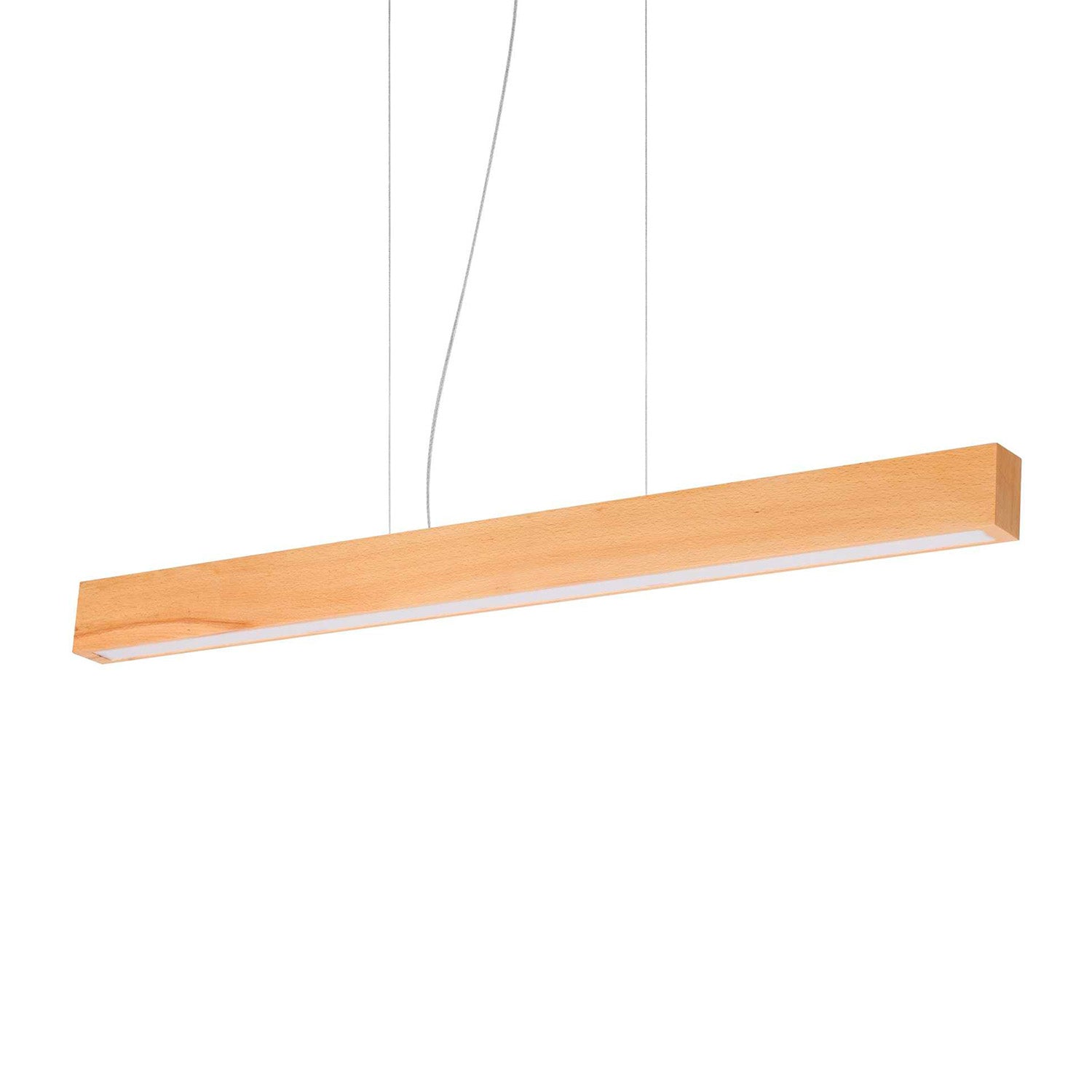CRAFT - Integrated LED linear wooden pendant light