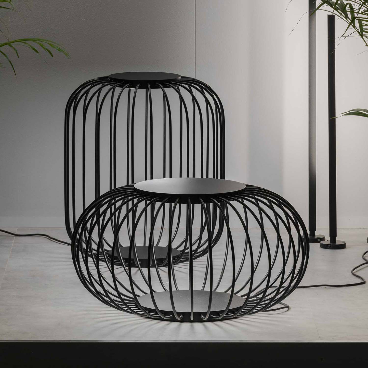 DJAMBE - Outdoor lamp in the shape of a designer cage