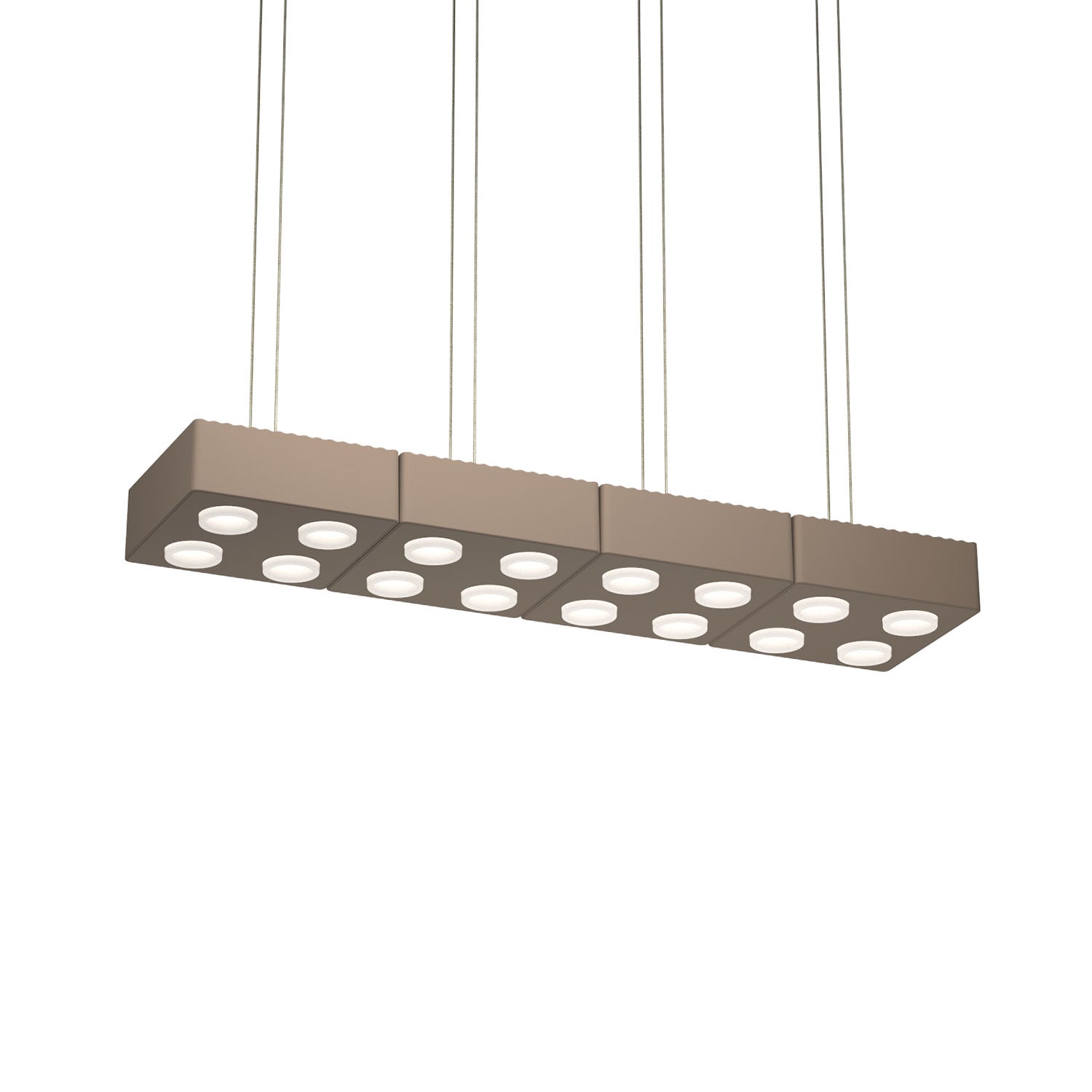 DOMINO - Pendant lamp in the shape of a lego or domino