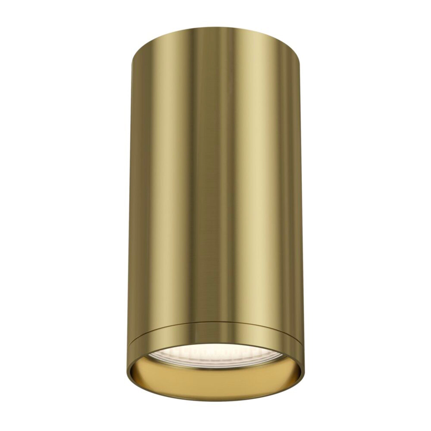 FOCUS S - Black, white or brass cylindrical surface-mounted spotlight