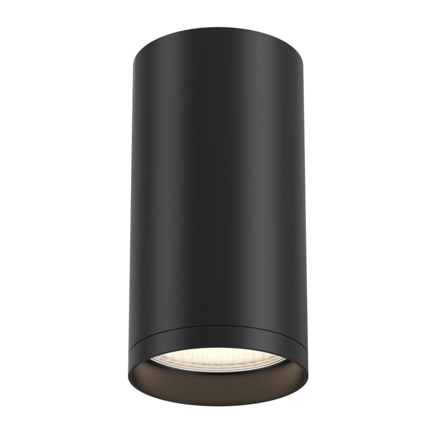 FOCUS S - Black, white or brass cylindrical surface-mounted spotlight