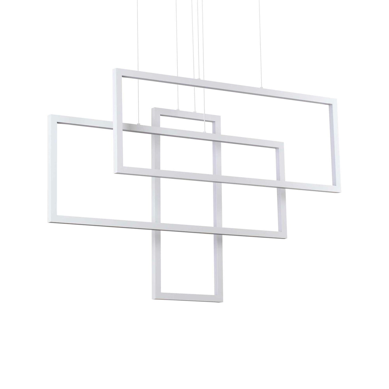 FRAME - Geometric design integrated LED pendant light