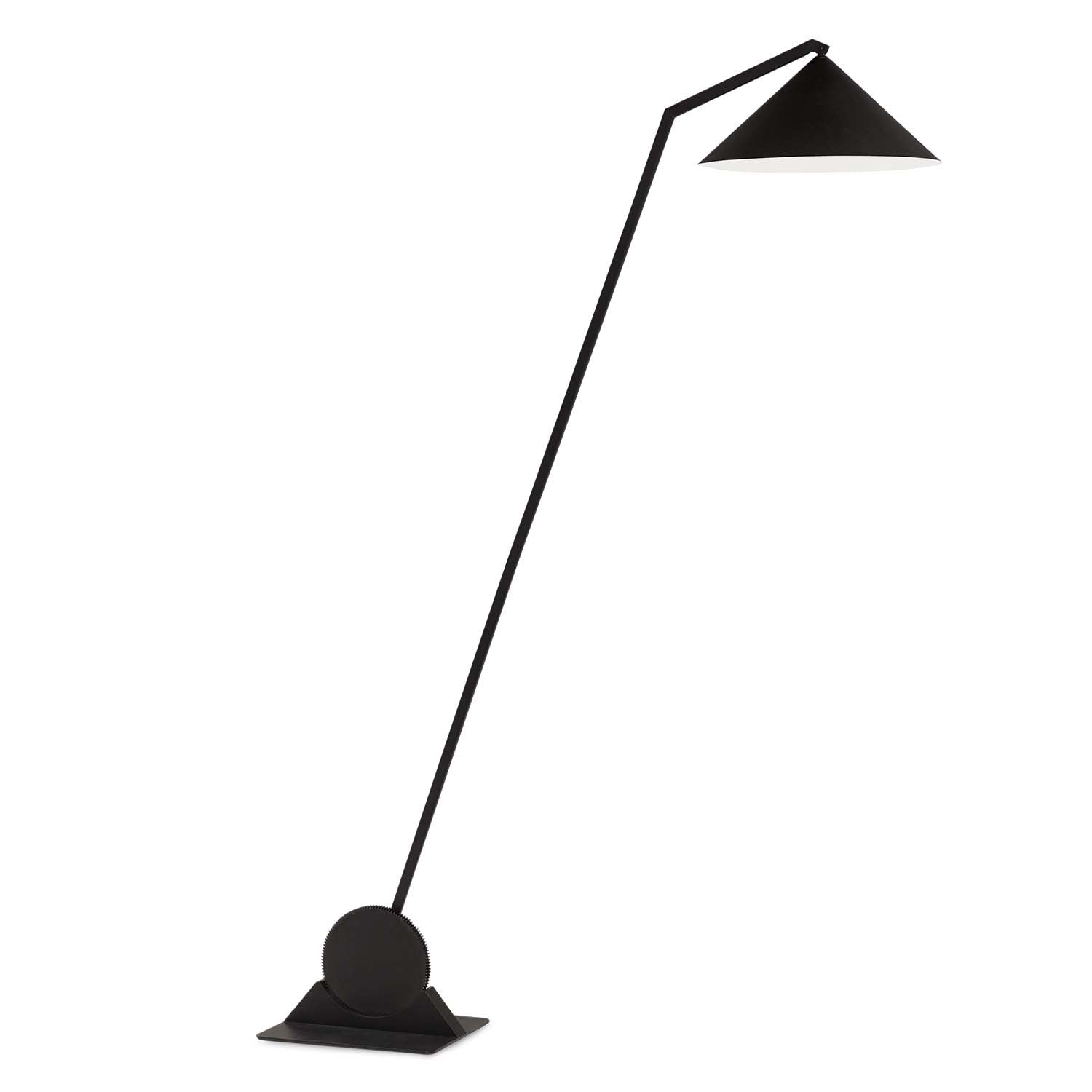 GEAR - Black floor lamp for design and modern living room