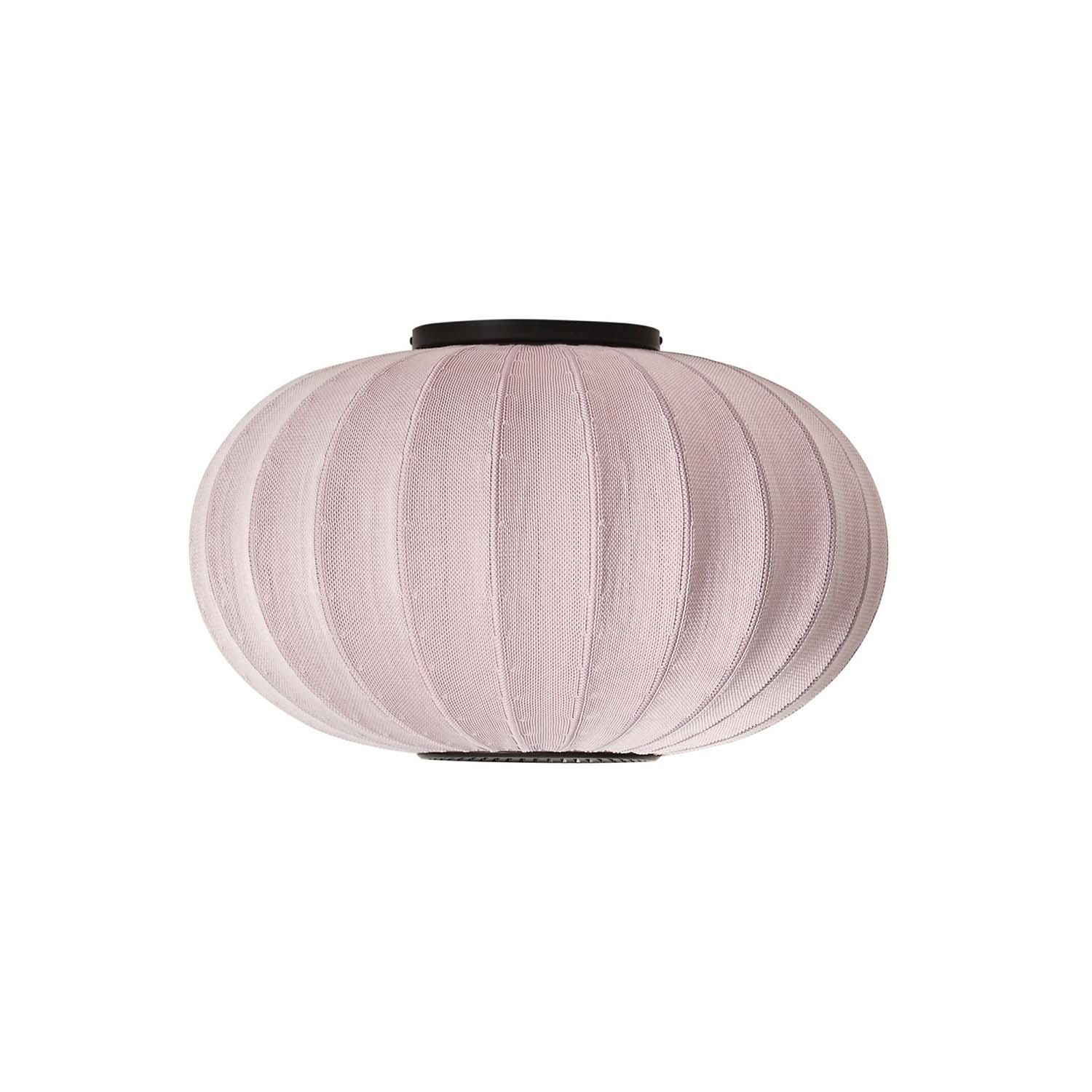 KNIT-WIT - Oval Pumpkin Japandi Woven Ceiling Lamp