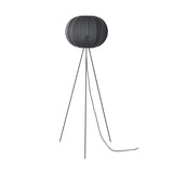 KNIT-WIT - Oval Pumpkin Japandi Woven Floor Lamp