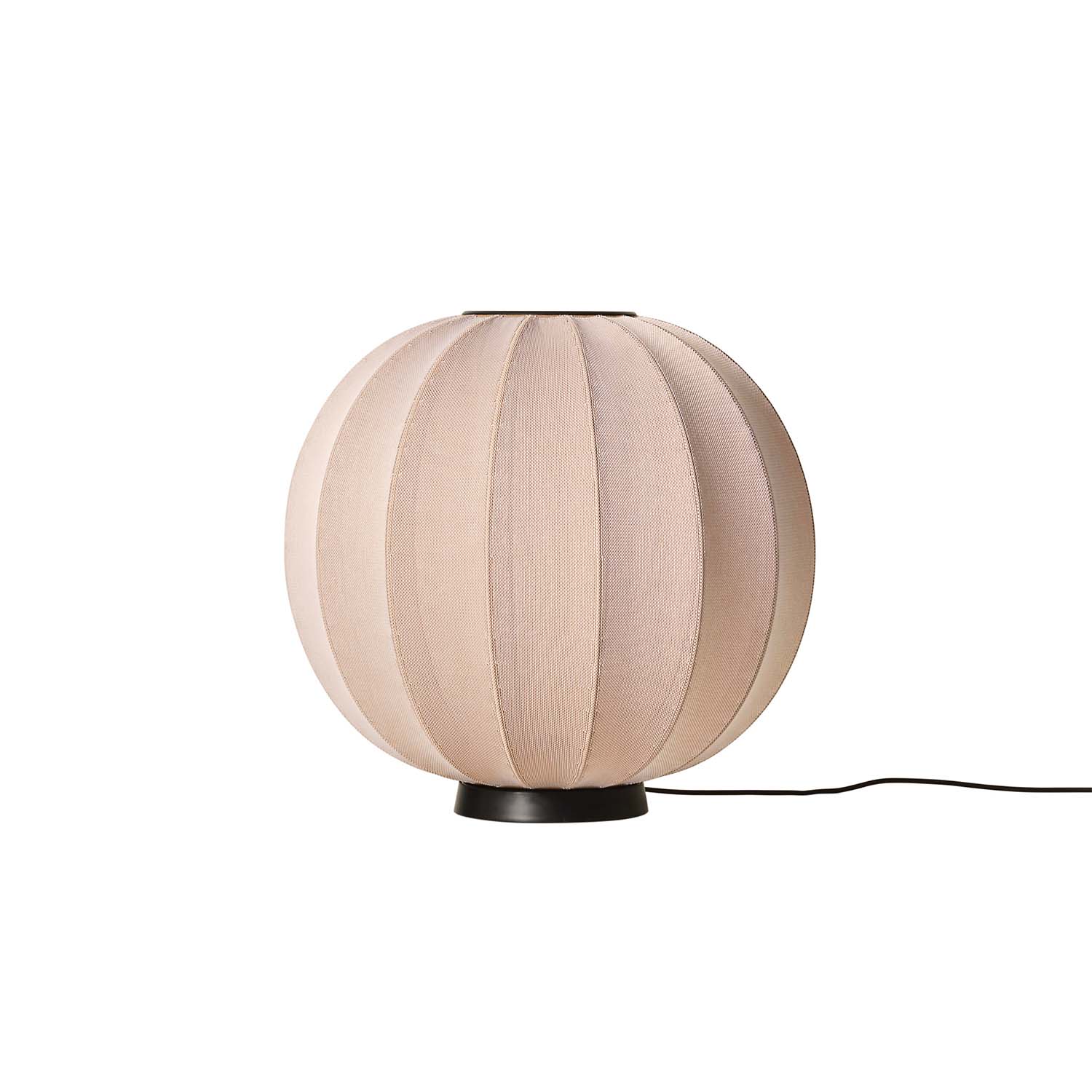 KNIT-WIT - Woven Japanese Oval Pumpkin Table Lamp