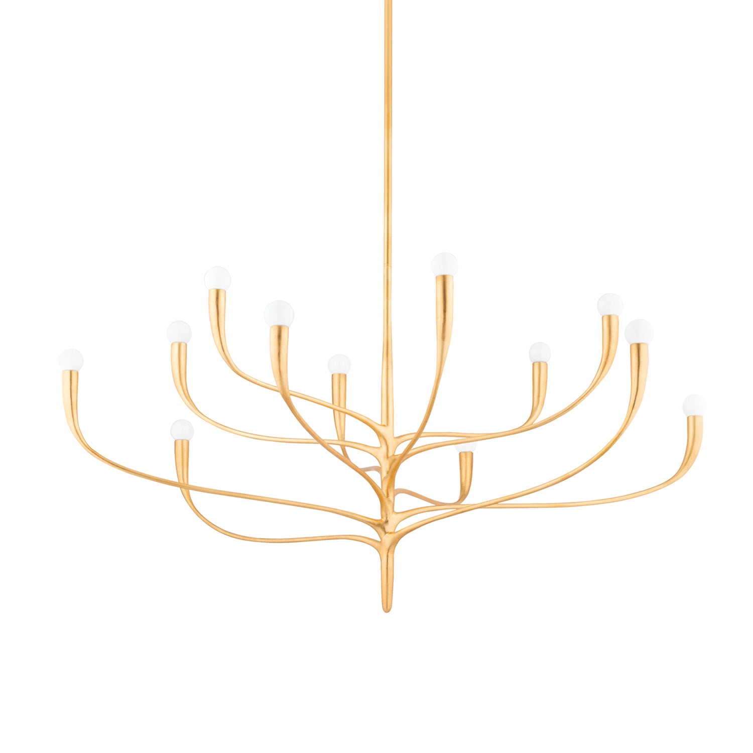 LABRA - Suspension lustre doré forme arbre de vie pour salon