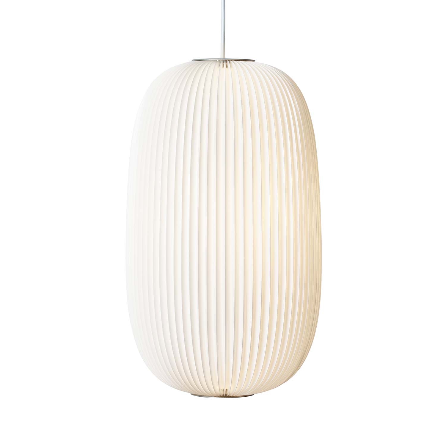 LAMELLA 2 - Pleated paper hanging lamp, handcrafted
