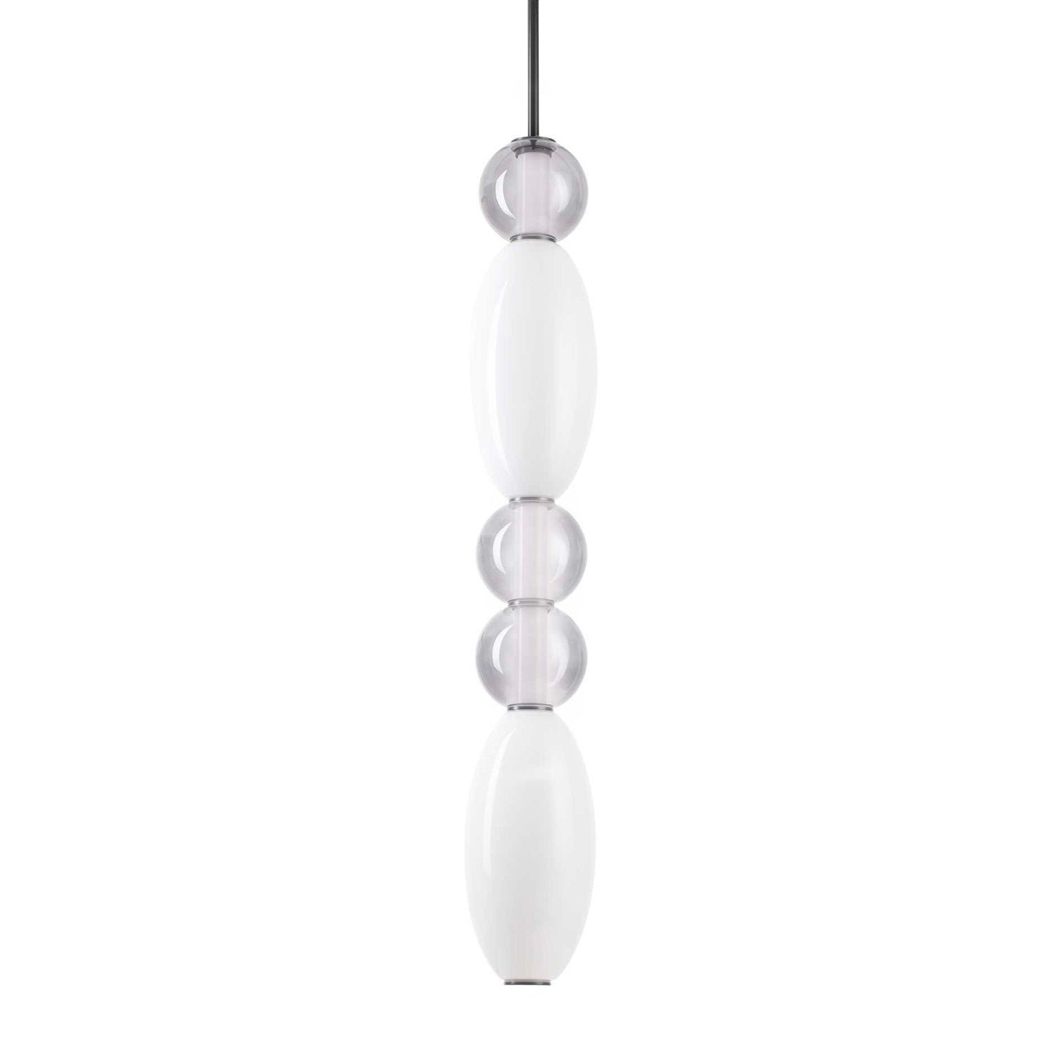 LUMIERE – Designer-LED-Röhren-Pendelleuchte aus mundgeblasenem Glas