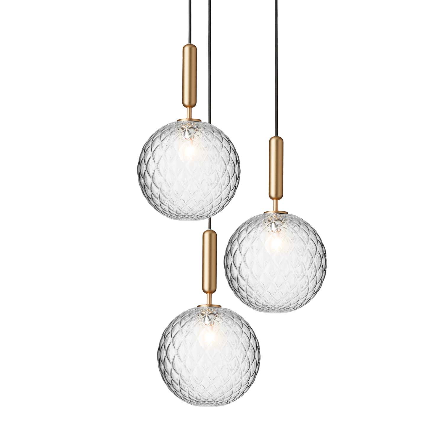 MIIRA 3 Optic - Elegant high-end pendant lamp, living room or kitchen
