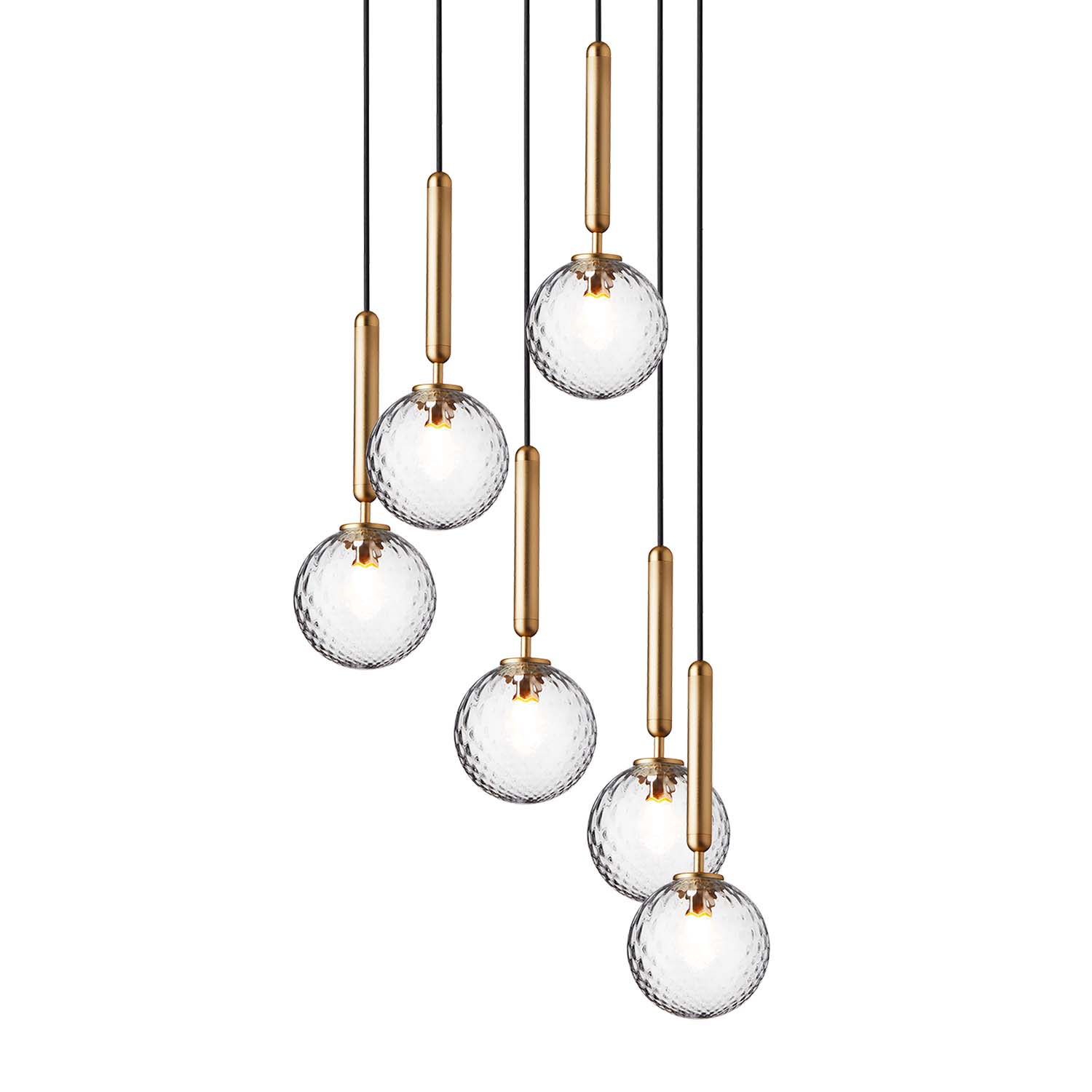 MIIRA 6 Optic - Large high-end elegant chandelier for high ceilings