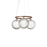 MIIRA Optic Circular - Elegant high-end circular pendant lamp living room