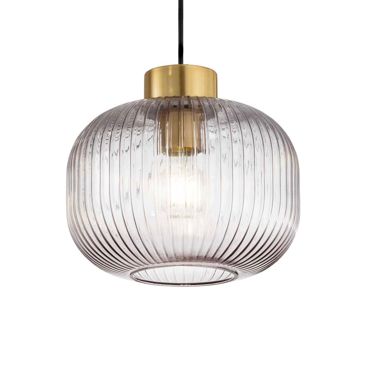 MINT - Chic pendant light in smoked or mint green glass
