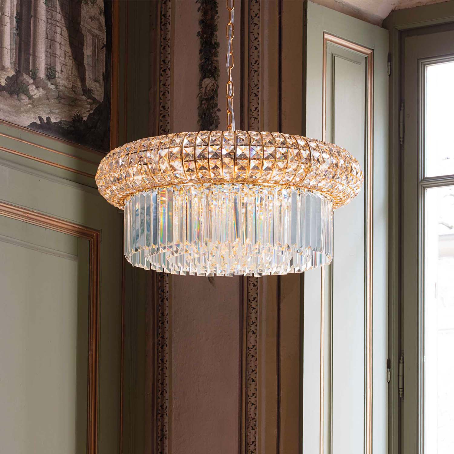 NABUCCO - Chic and elegant crystal chandelier