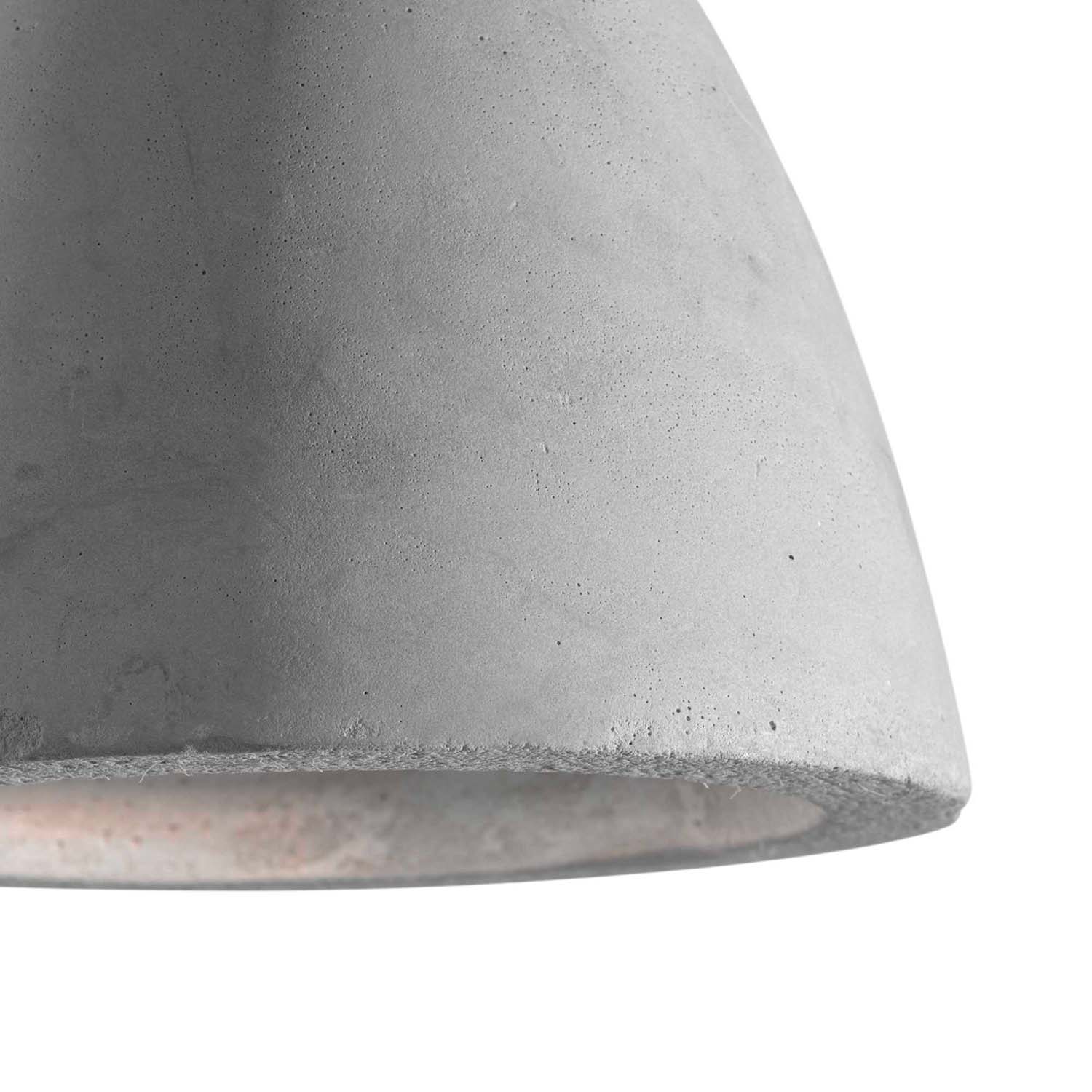 OIL 1 - Industrial gray concrete pendant light