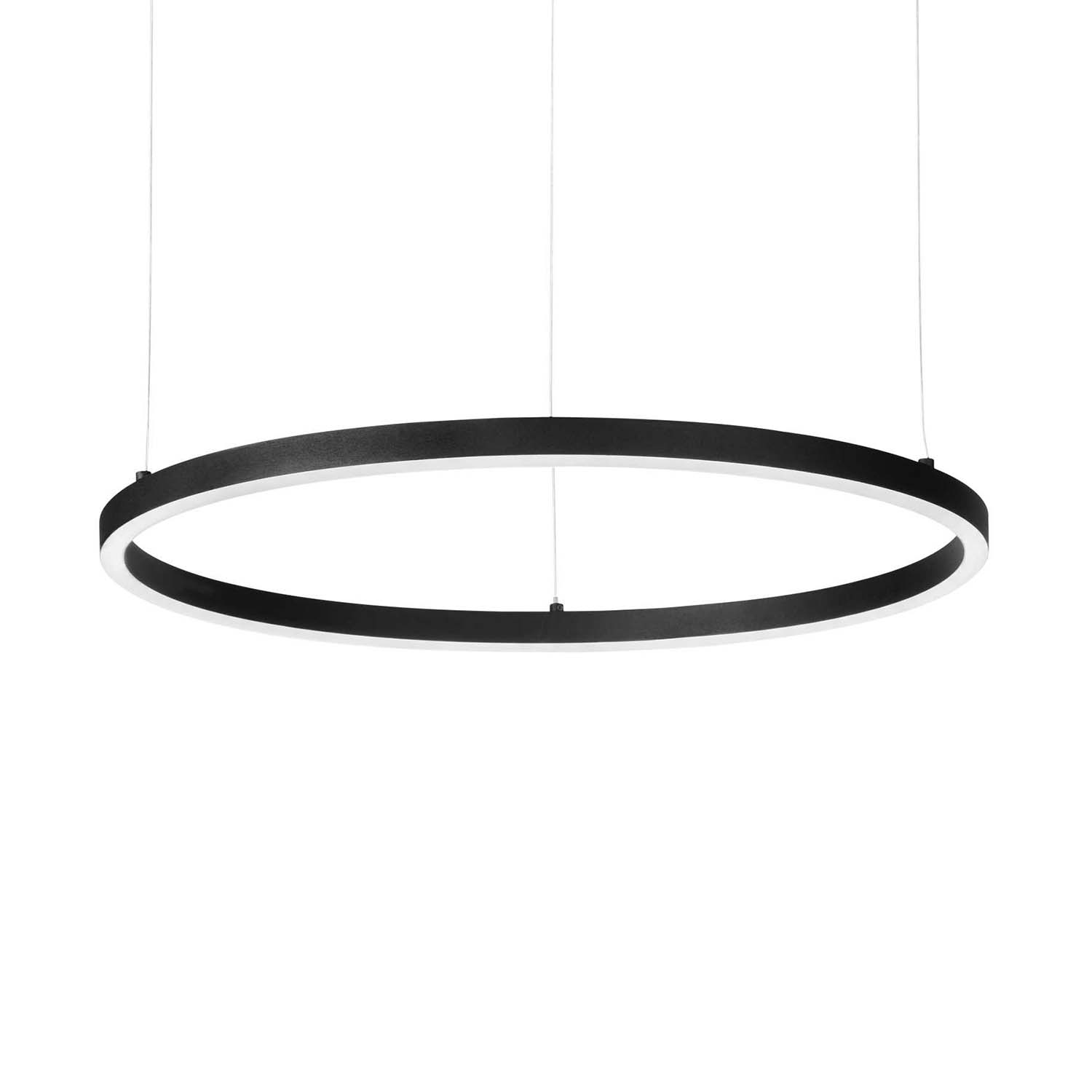 ORACLE SLIM – Schwarze oder weiße integrierte LED-Kreis-Pendelleuchte