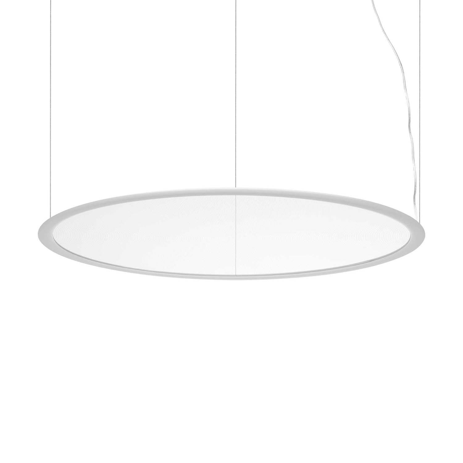 ORBIT - Modern black or white LED disk pendant light