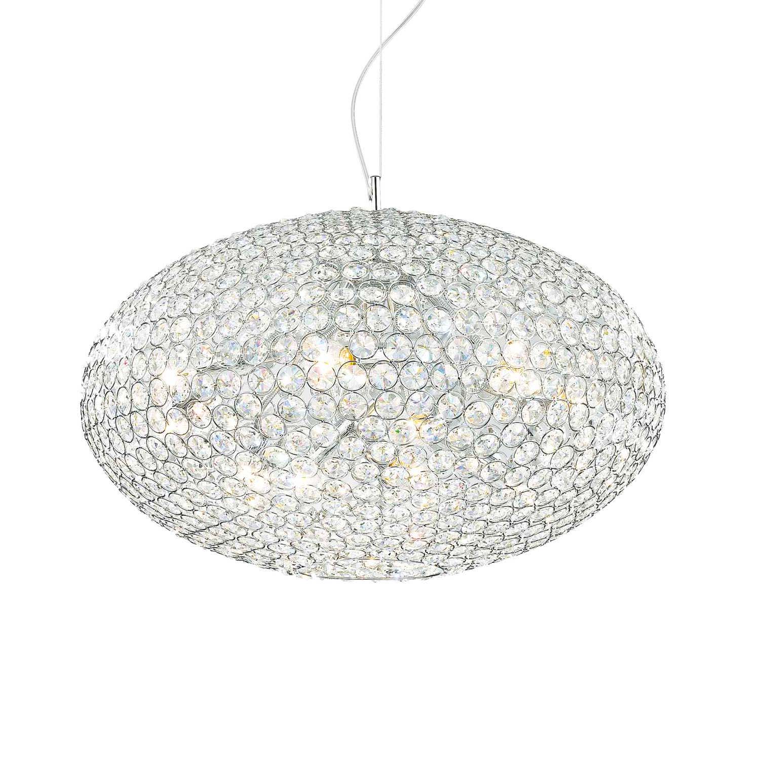 ORION - Crystal faceted ball chandelier