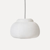 PAPIER - White paper hanging lamp for zen bedroom