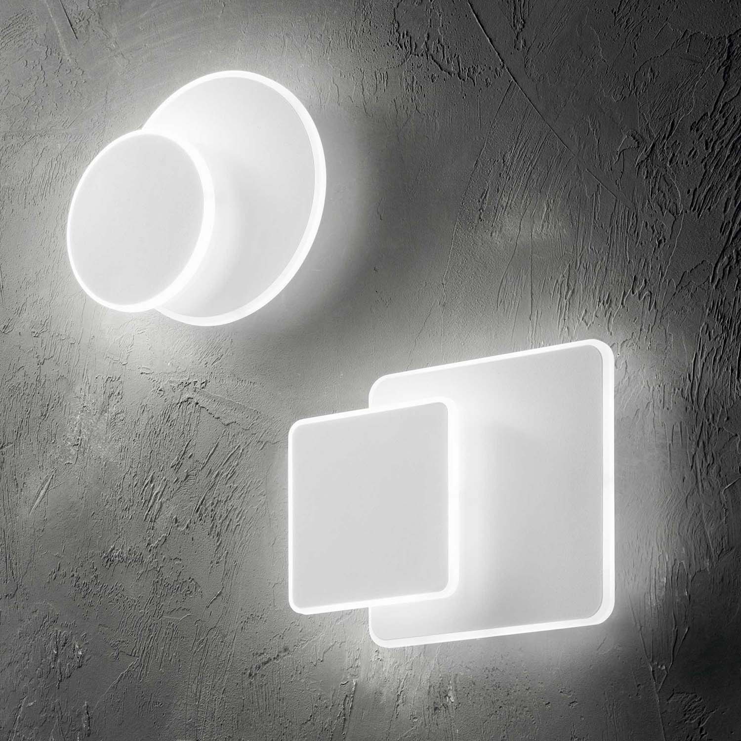 POUCHE ROUND - Round design wall light with LED