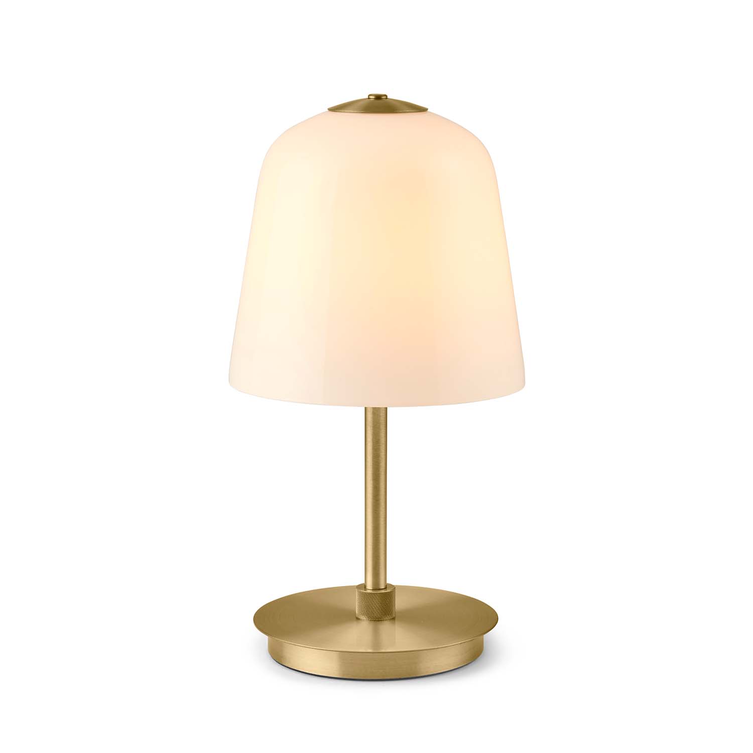 ZIMMER 49 – Tragbare Lampe aus mundgeblasenem Glas und Messing