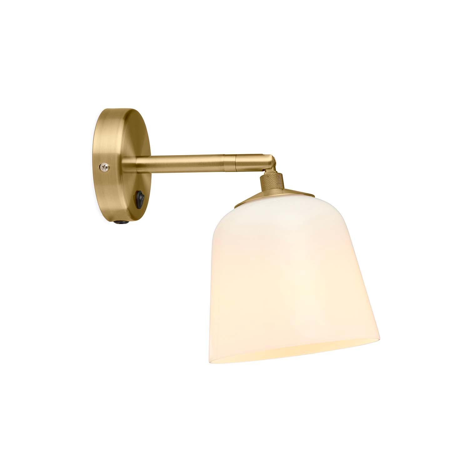 ROOM 49 - Blown glass and brass wall light