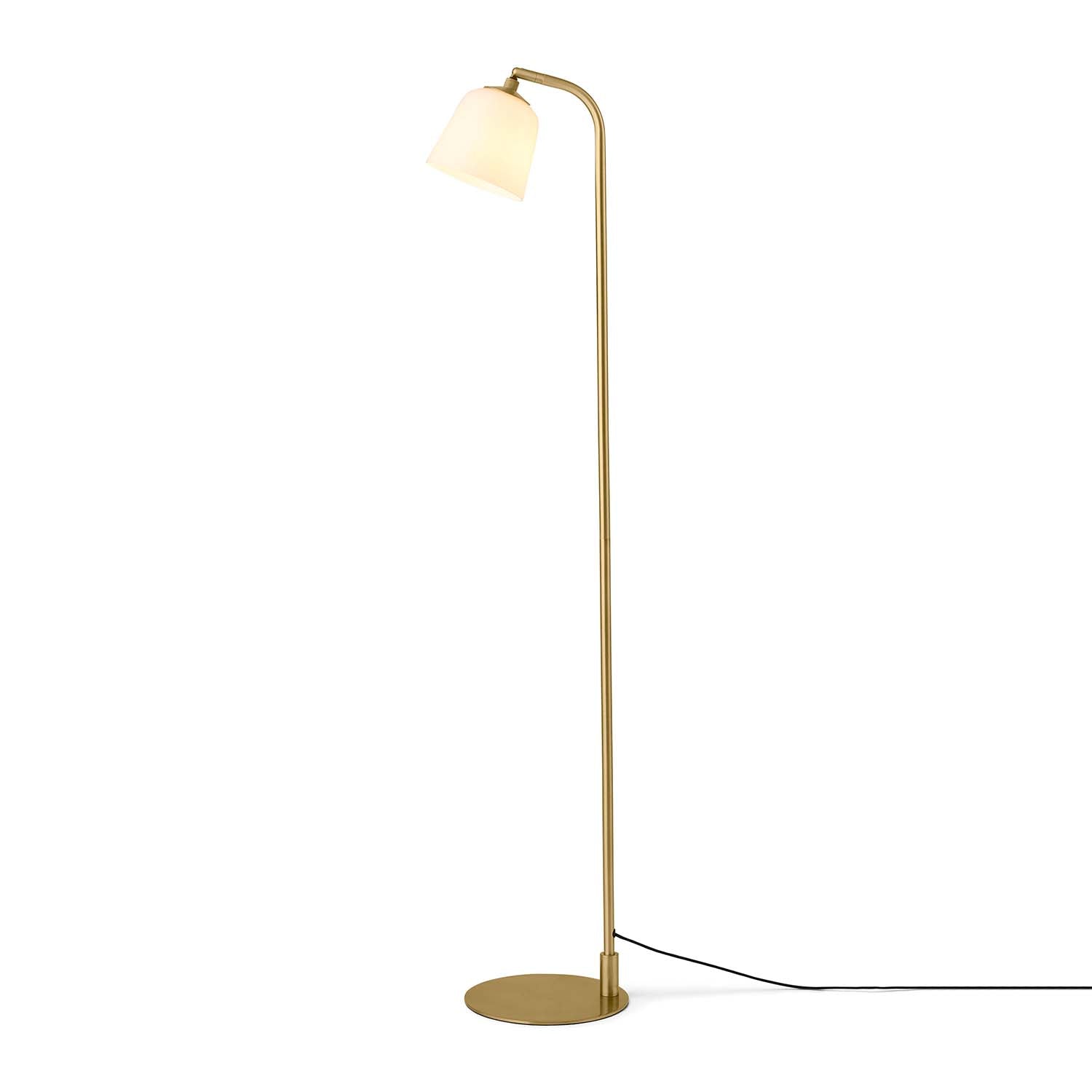 ROOM 49 - Floor lamp in blown glass and brass