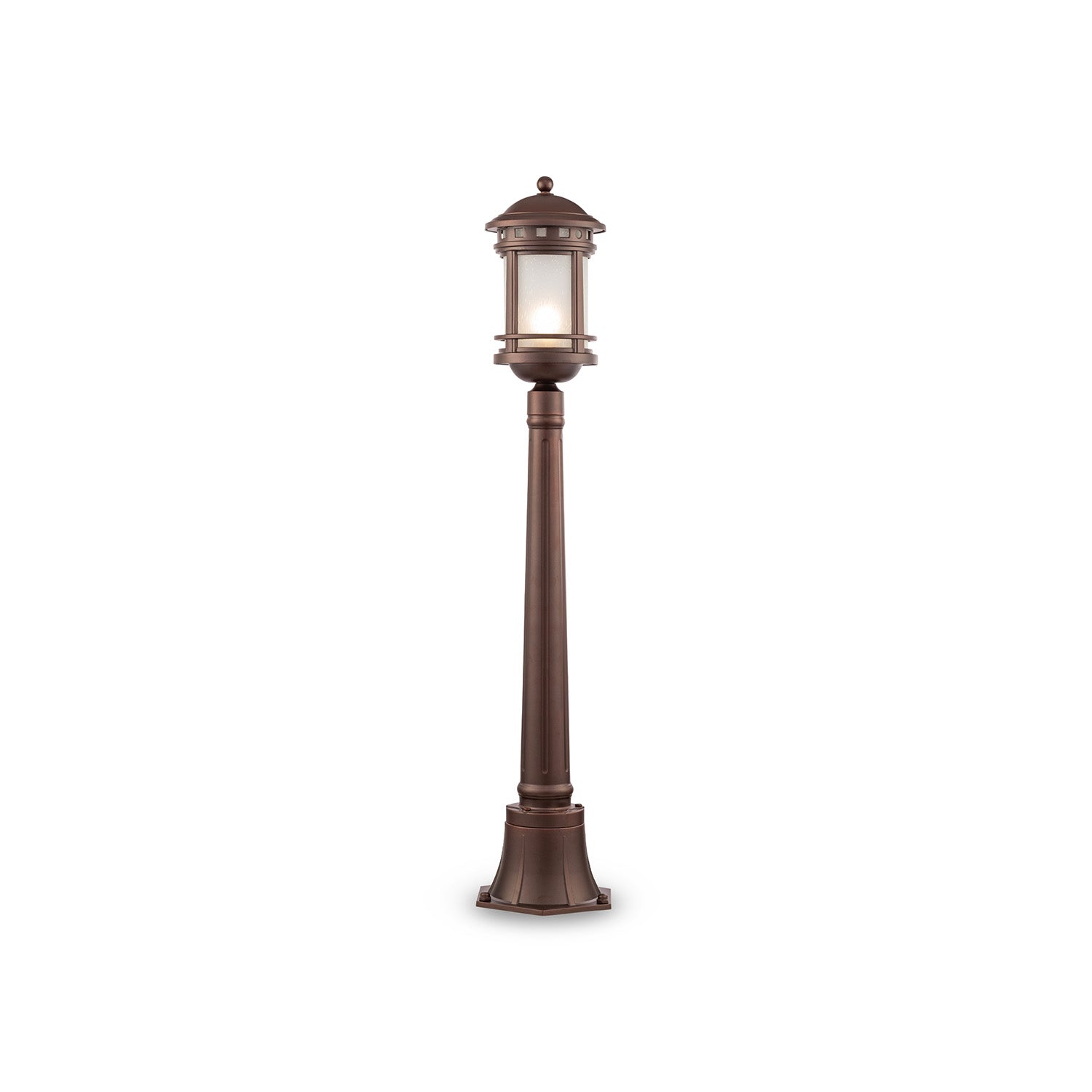 SALAMANCA – Antike Vintage-Stehlampe aus bronzefarbenem Stahl