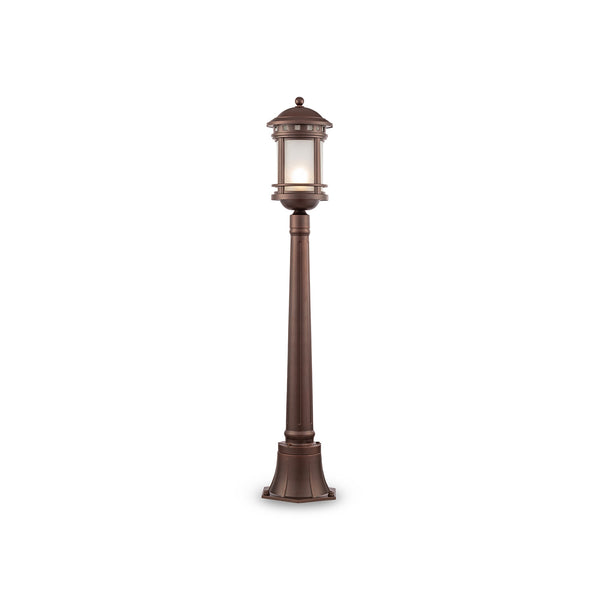 SALAMANCA - Antique Vintage Bronze Steel Floor Lamp