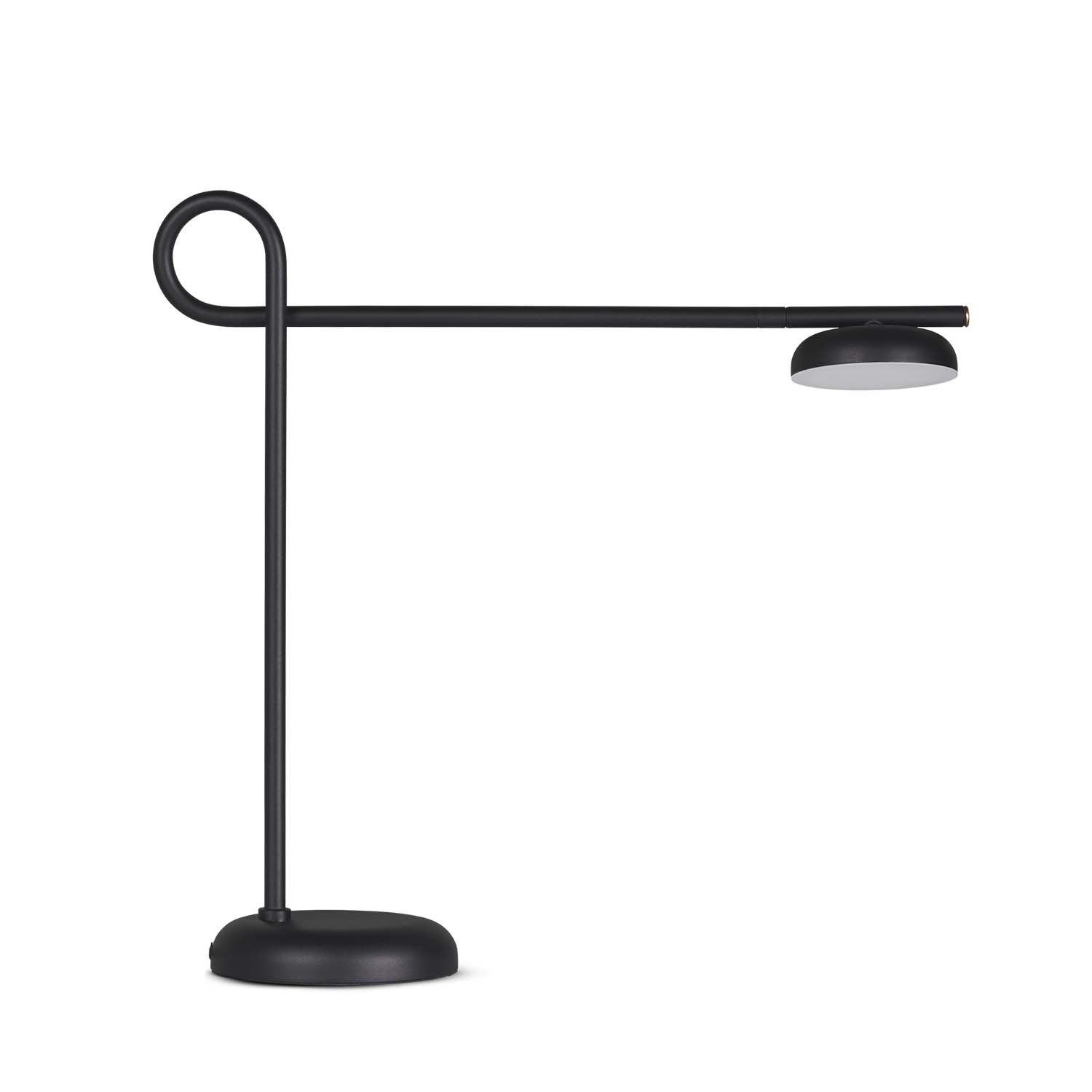 SALTO - Designer desk lamp, black or salmon dimmable
