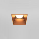 SHARE - Design and modern recessed square steel recessed spotlight