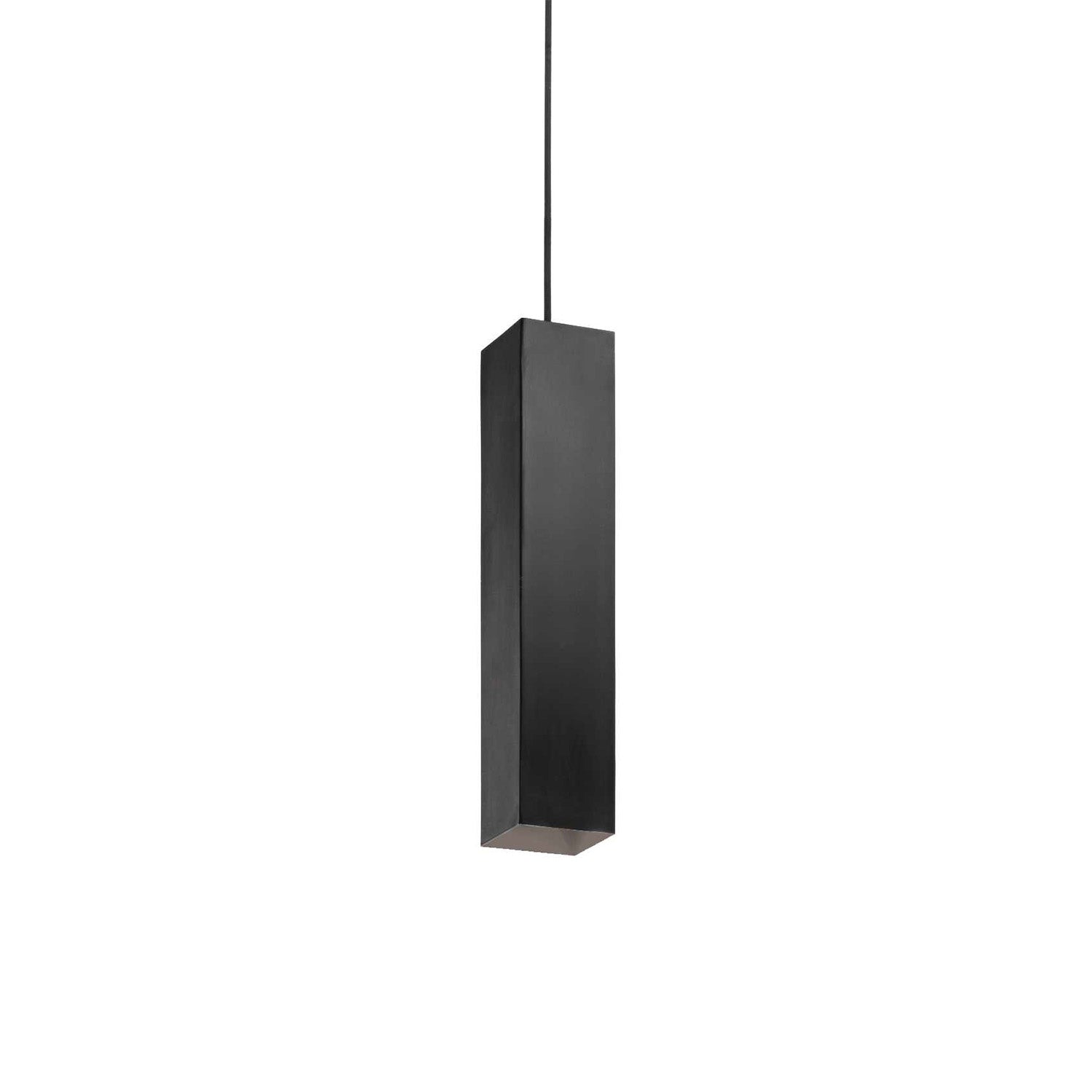 SKY - Square pendant light in white, black, gold steel