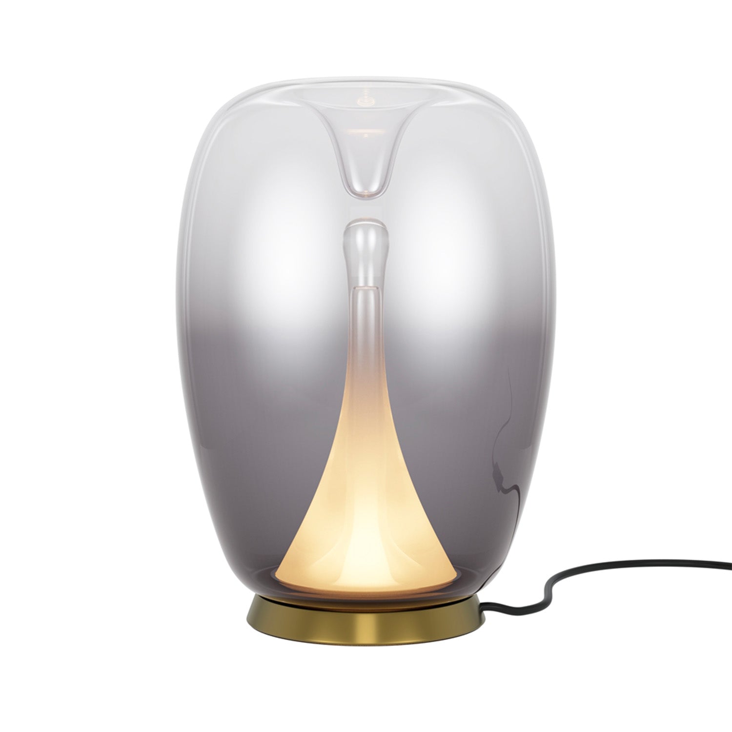 SPLASH - Designer glass table lamp with integrated LED