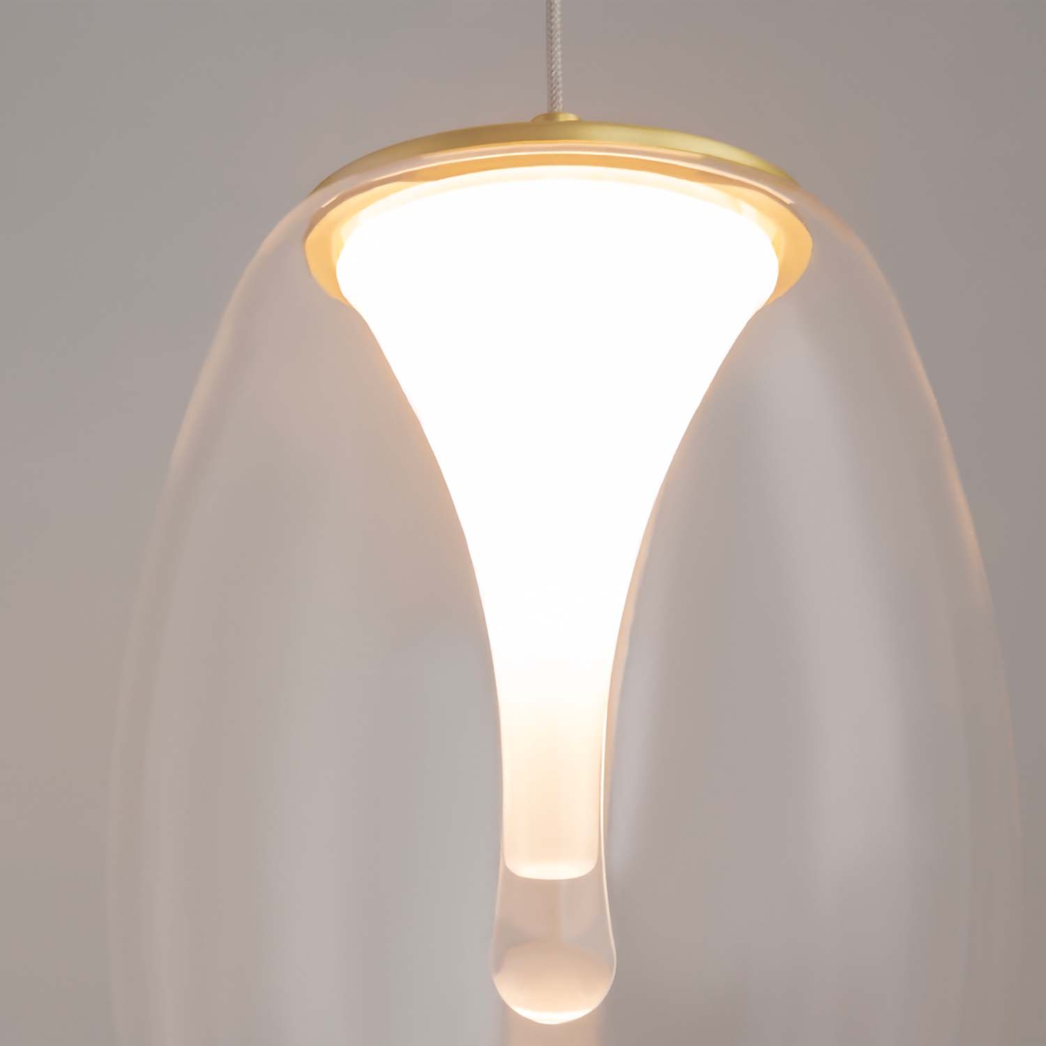 SPLASH - Designer glass pendant light with integrated LED